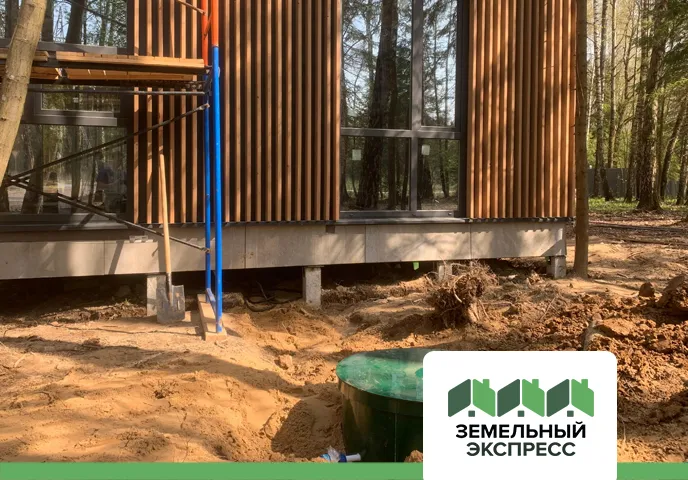Работы по подведению водоснабжения к дому охраны в поселке "Прилесной"