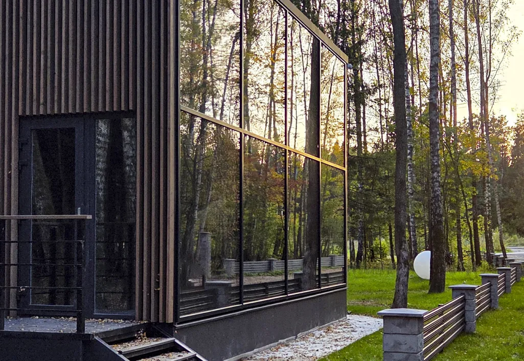 Дом охраны КП «ПриЛесной»: завершено внешнее оформление.