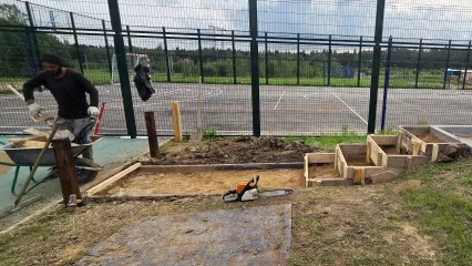 Продолжаем благоустройство спортивной зоны в КП «Новое Фелисово»
