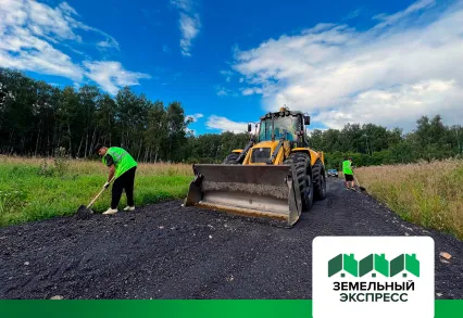 Дорожные работы в поселке "Репино"