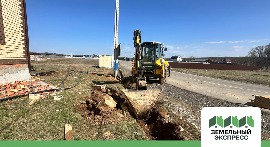 Почистили дренажную систему в поселке "Минаево ИЖС"