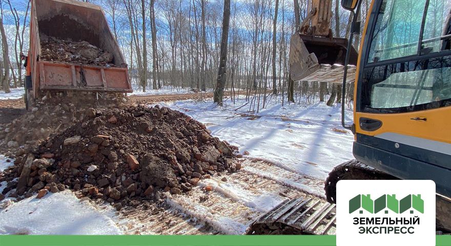 Работы по обустройству дорог в поселке "Дивный"