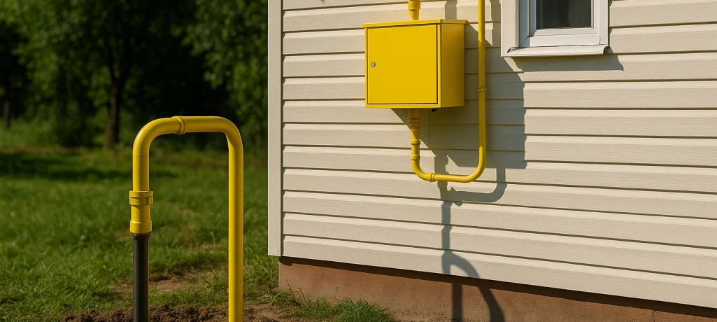 Подключение газа к частному дому: основные моменты