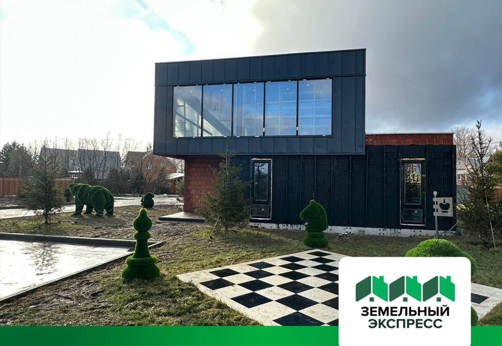 Посёлок бизнес-класса "Грибоедово" внешняя отделка КПП