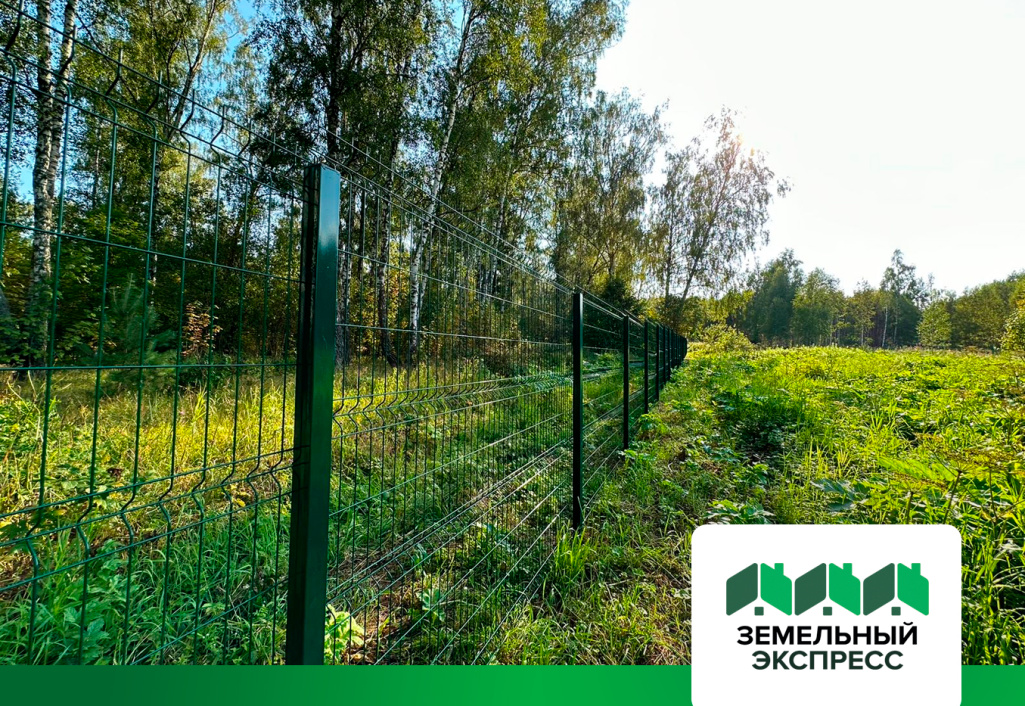 Установка забора по периметру поселка "Лесной Остров"