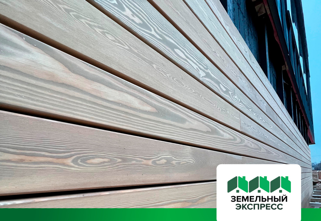 Посёлок бизнес-класса "Грибоедово" монтаж фасадного планкена