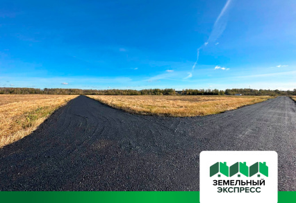 Произвели проливку битумом на части внутрипоселковых дорог в "Есенино"