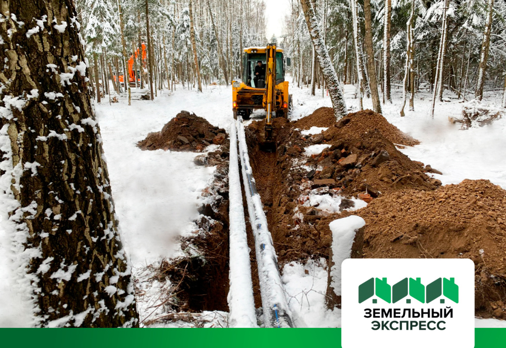 КП "Прилесной" разместили закладные для прокладки подземной линии электропередач