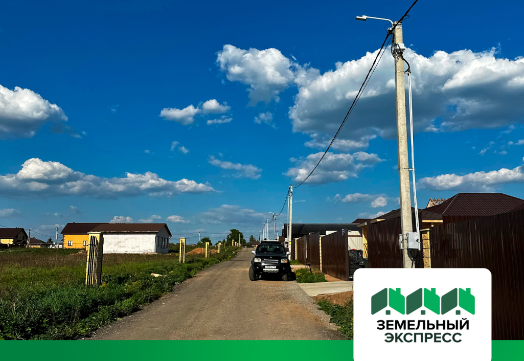 Работы по установке фонарей в поселке «Фаворит»