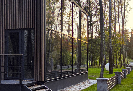 Дом охраны КП «ПриЛесной»: завершено внешнее оформление.