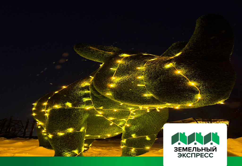 Подготовка к новому году в посёлке бизнес-класса "Грибоедово"