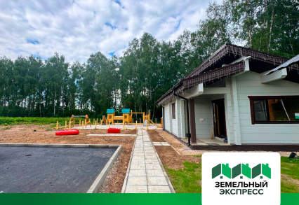 Благоустройство территории возле КПП в поселке "Лесной остров"