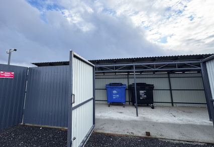 В КП «Репино» введена в эксплуатацию контейнерная площадка