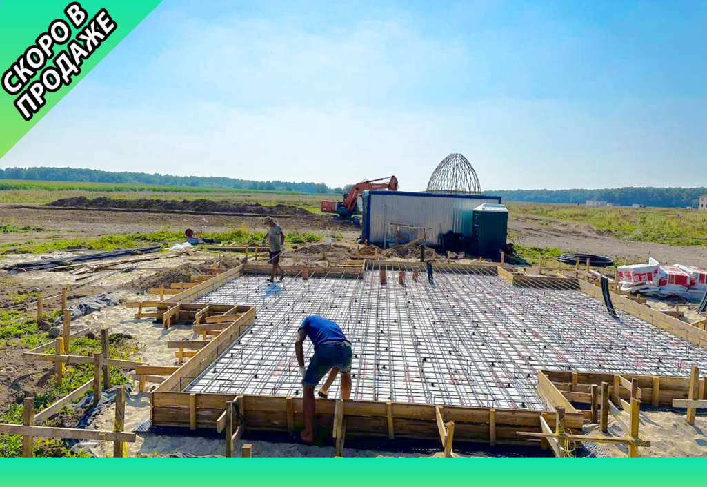 Строительство в новом поселке