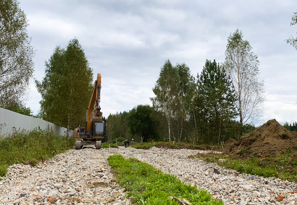В КП «Каретный ряд» ведутся работы по благоустройству дорожной инфраструктуры