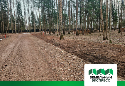 Посёлок бизнес-класса "ПриЛесной" продолжаются работы по строительству дорожной сети.