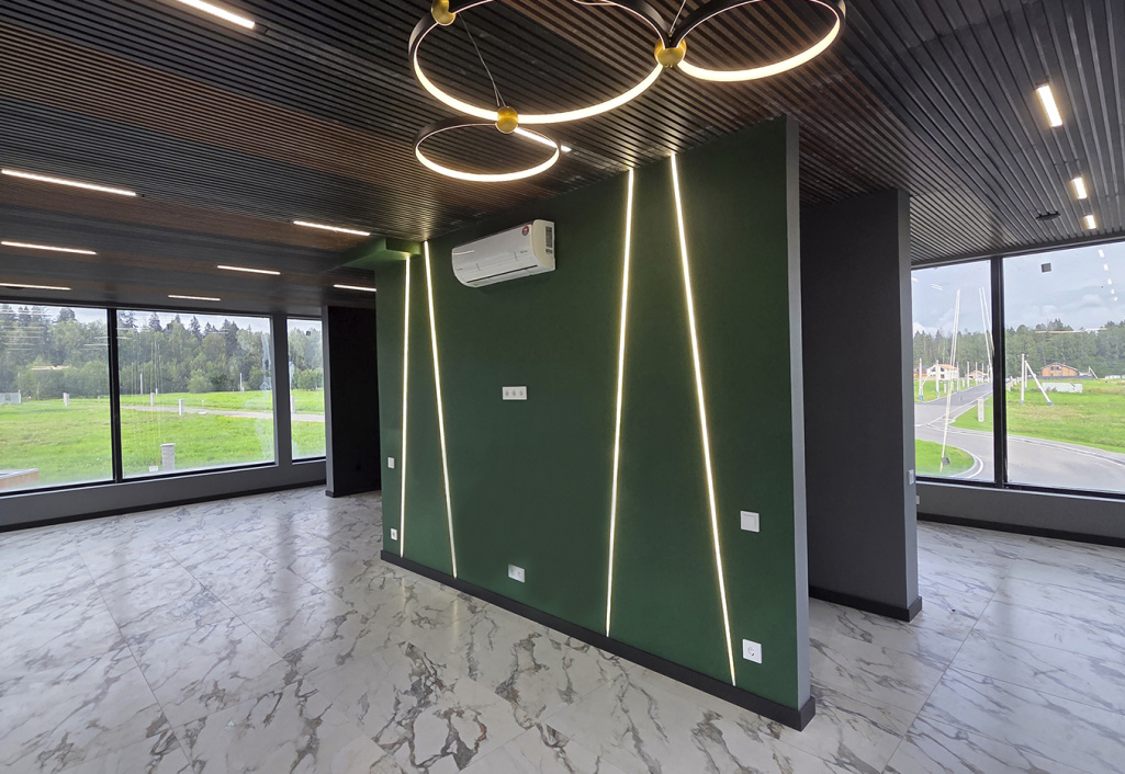 Отделочные работы в здании охраны и коворкинга в КП «Триумфальный»