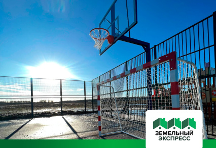 Завершен монтаж футбольных ворот в КП "Новое Растуново"