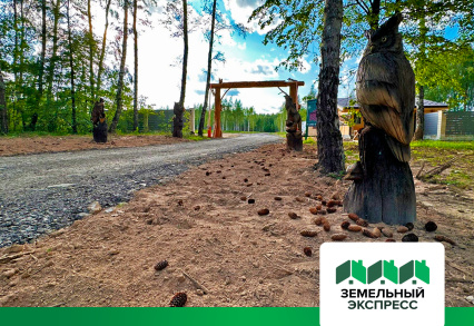 Обустройство территории въездной группы в поселке «Лесной остров»