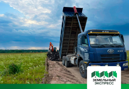 Отсыпка черновым слоем внутрипоселковых дорог в поселке «Калина»